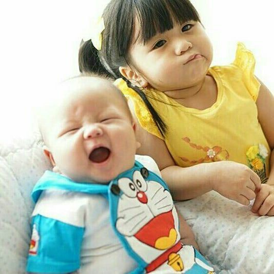 Romper Doraemon baju bayi lucu BAJU BAYI UNISEX DORAEMON ALLSIZE 2-12 BLN BAHAN KATUN LENGAN PENDEK