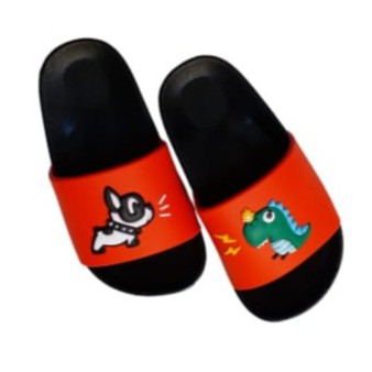 HappyOliver SANDAL DINO Sandal selop karet lucu anak, Sandal anak dino lucu