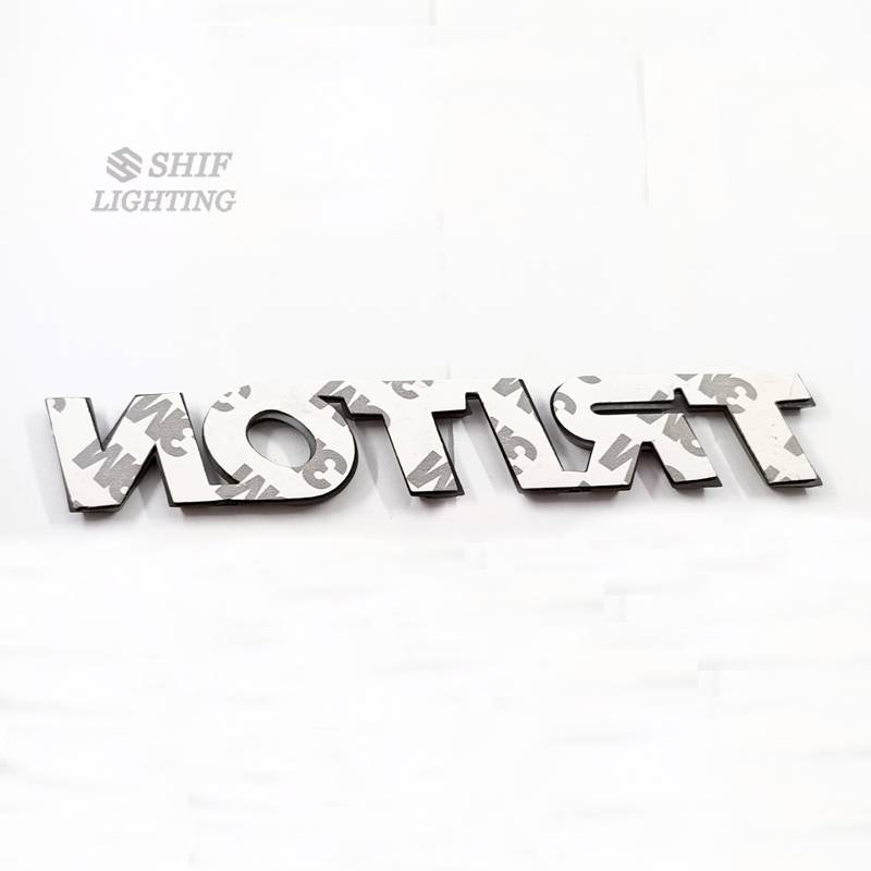 1Pc Stiker Emblem Logo TRITON Bahan ABS Warna Hitam Untuk Mobil MITSUBISHI