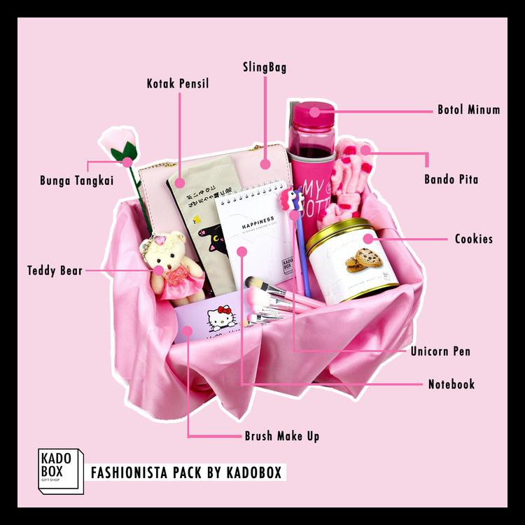 

KADO HADIAH UNIK WANITA - PARSEL CUSTOM HAMPERS GIFT FASHIONISTA KUALITAS TERBAIK