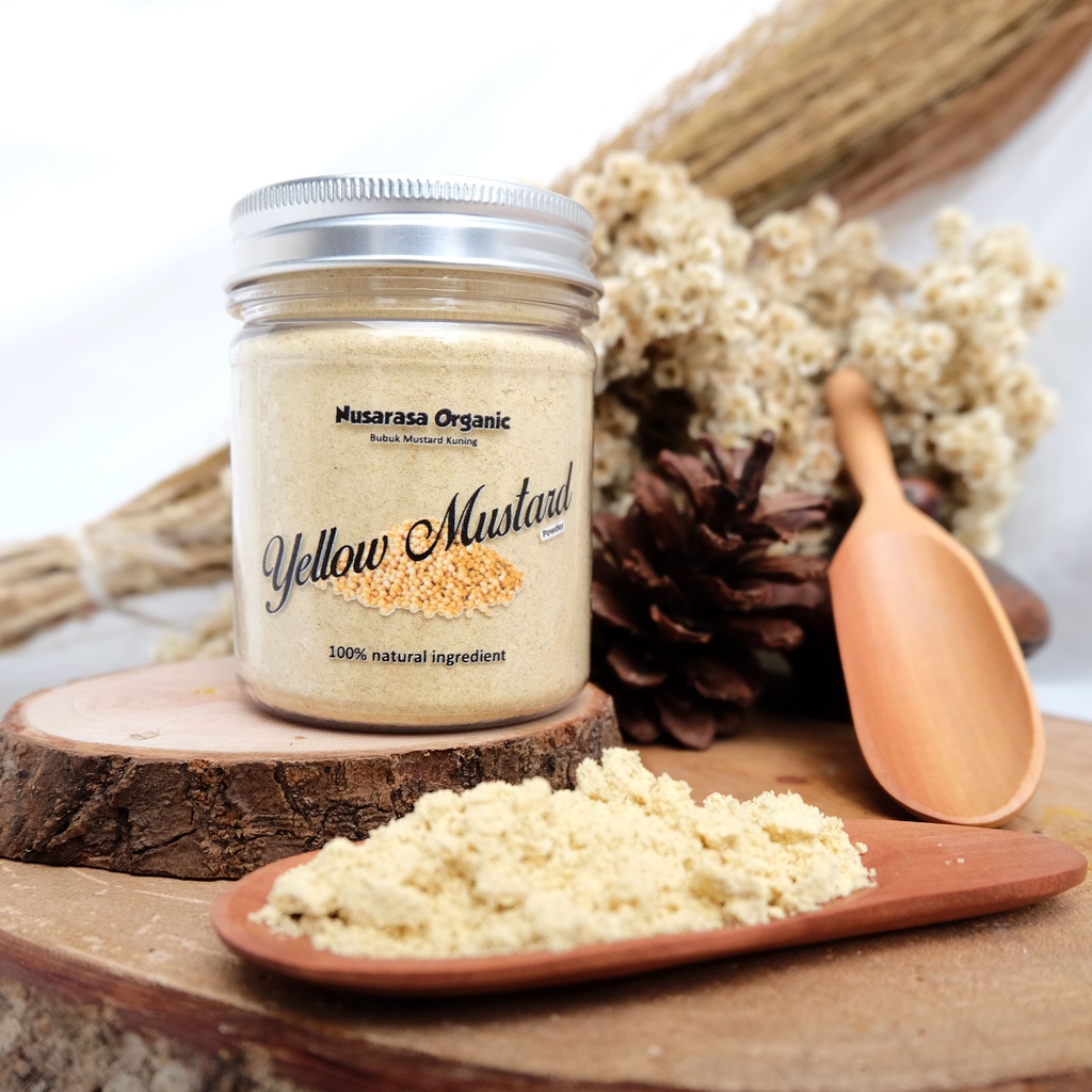 

Nusarasa Organik - Yellow Mustard Powder / Bubuk Mustard Kuning