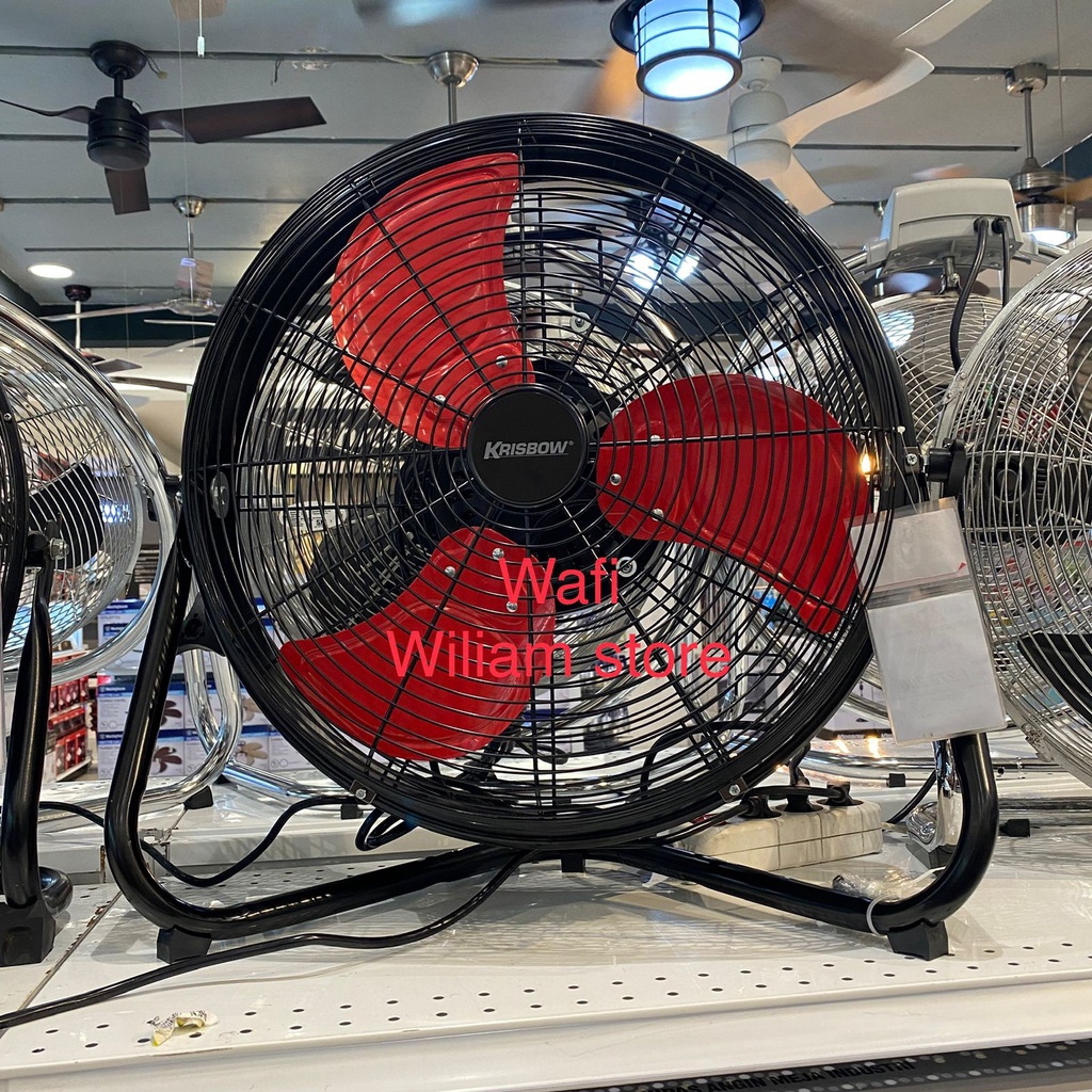 Krisbow Kipas Angin Meja Desk fan Tornado Indsutri 18 inch -Hitam