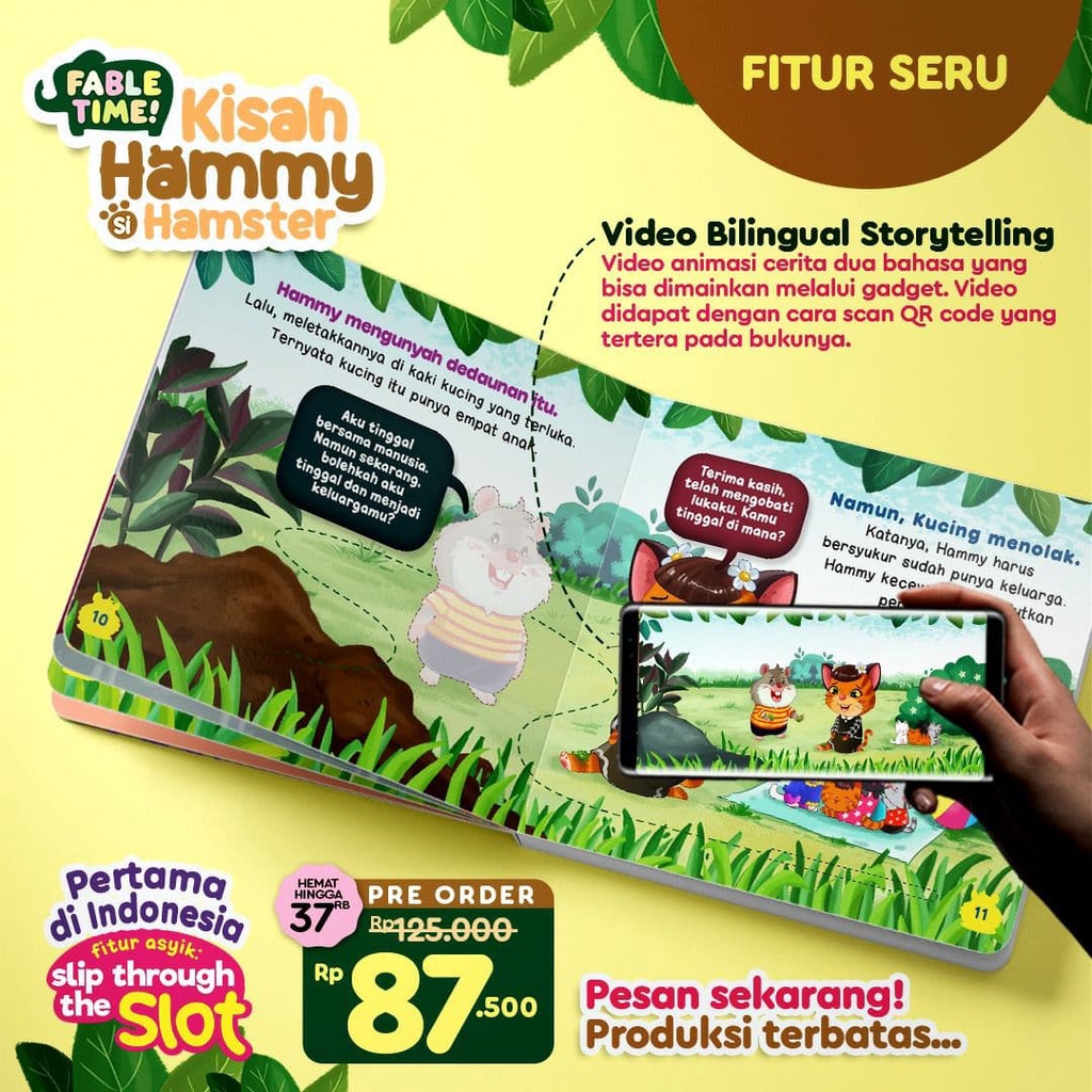 Buku Fabel Time : Kisah Hammy si Hamster