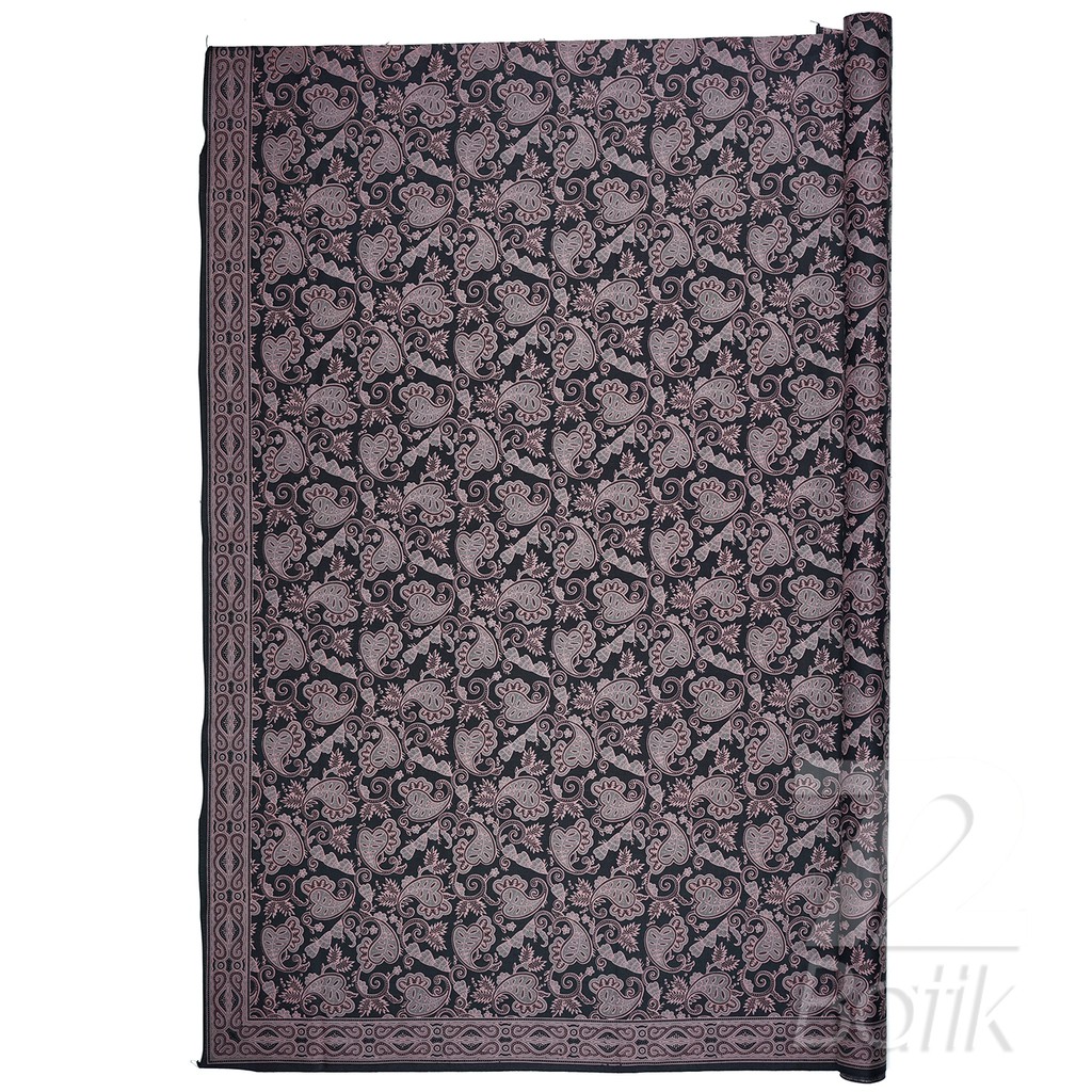 KAIN BATIK KATUN Premium Warna Hitam Item Black 721871 Cap 72 Jarik Jarit Samping Kebat Panjang Batik Katun Modern Premium Bahan Seragam Batik Pernikahan Kantor Keluarga Murah Kamen Jadi Batik Bali Lembaran