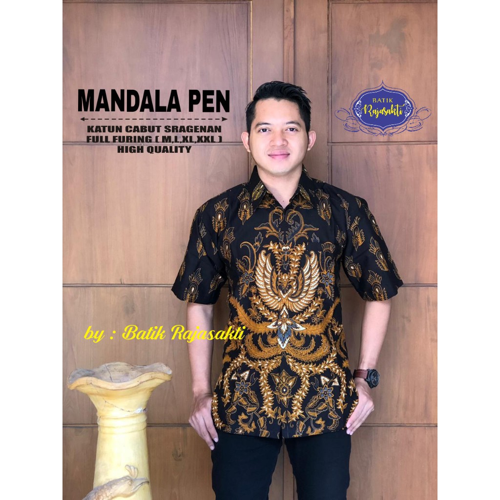 MANDALA RAJASAKTI KEMEJA BATIK SOLO PRIA LENGAN PANJANG PENDEK LAPIS FURING ATASAN PREMIUM MODERN KATUN HALUS OMAR MISTARO RED MANIZ DAVINAH 2 HANA MEWAH PANCASILA RED LOVENO DAVINAH MERAK JOGET BEKISAR BLUE 2 SADAJIWO TWO ABHICANDRA LAWASAN ABISEKA