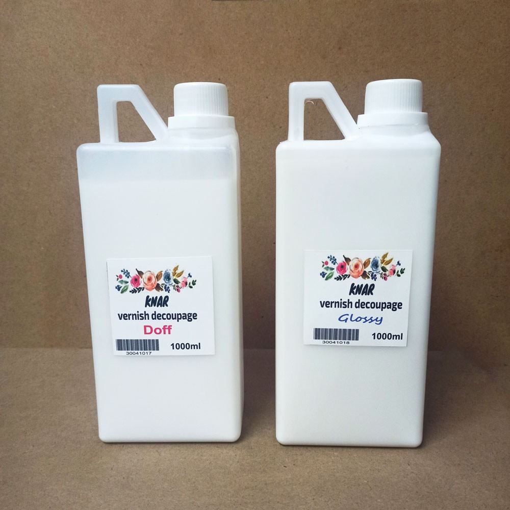 

Varnish Decoupage Super Gloss/ Doff - Varnish glossy - Pernis Kayu 1000ml