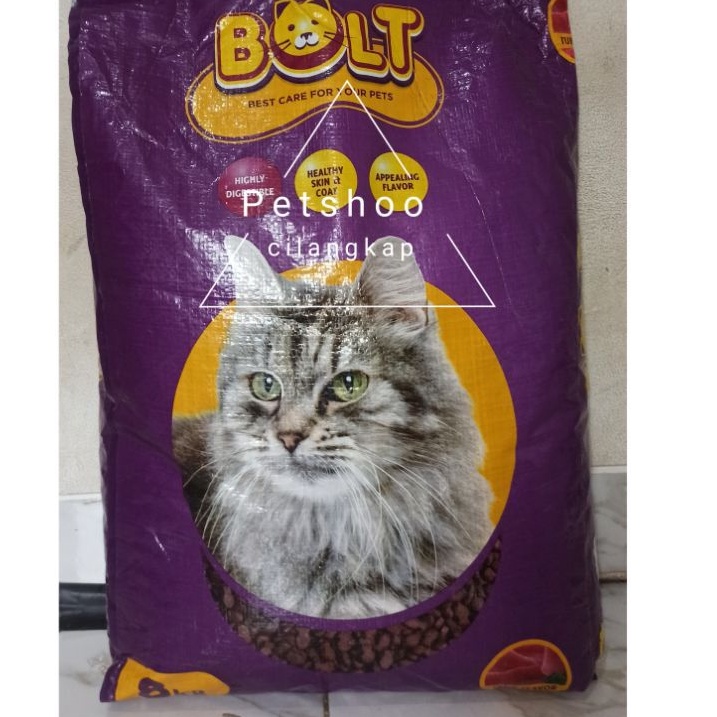 bolt cat 8kg makanan kucing murah gojek dan grab