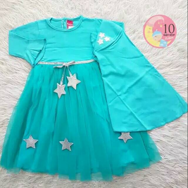 Gamis anak Tile Bintang (Ready SEMUA WARNA) gamis anak murah gamis import
