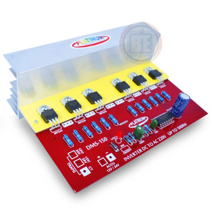 Kit Inverter 12-24V Dc Ke 220V Ac 1000 Watt Dms-150