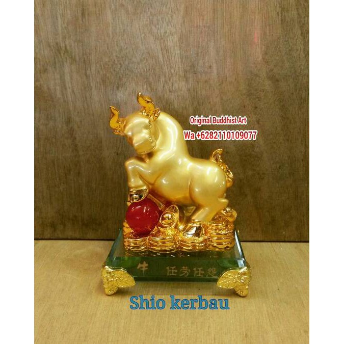 pajangan shio kerbau / zodiak shio