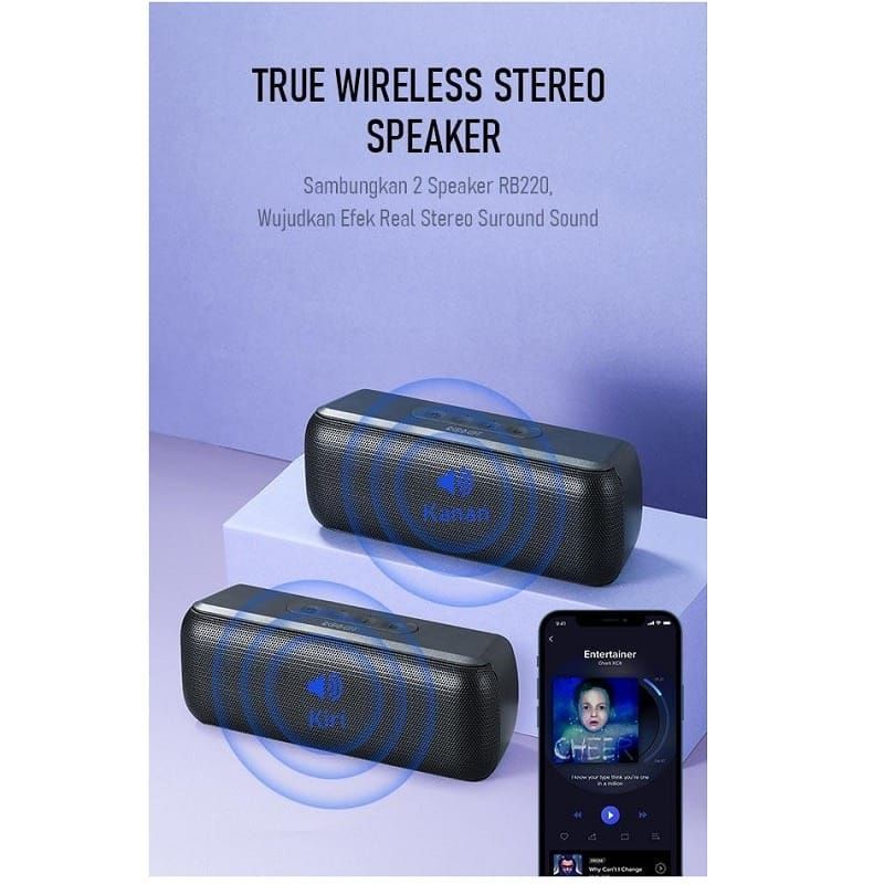 Robot RB220 TWS Bluetooth 5.0 Speaker