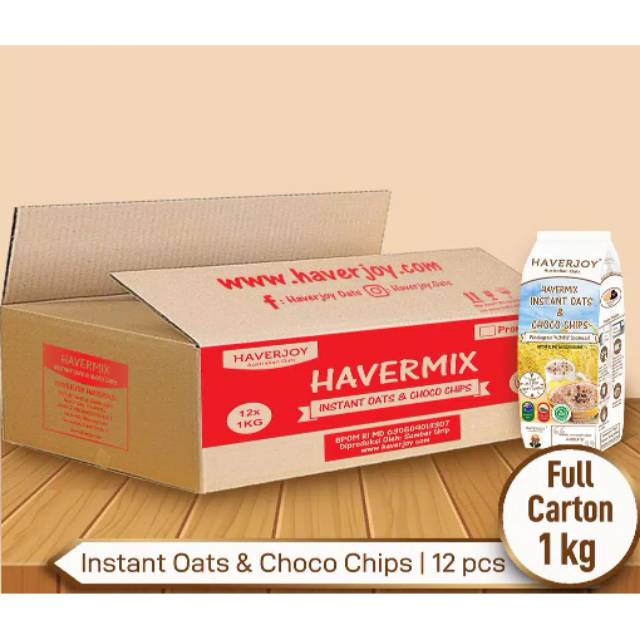 

Havermix Instant Oats & Choco Chips (Full Carton)