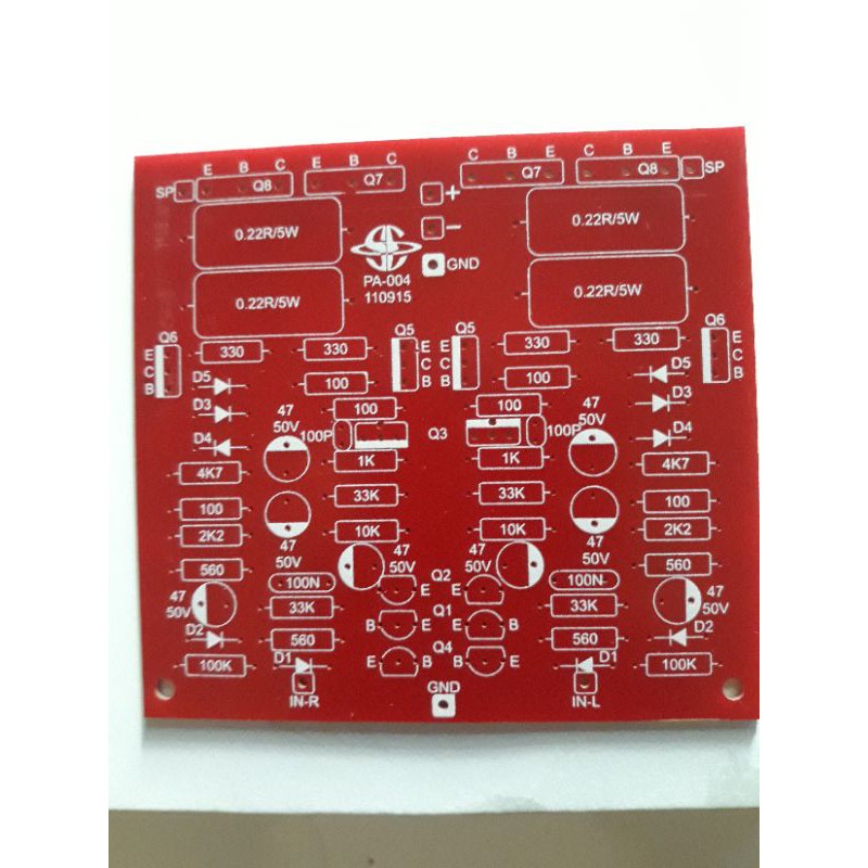 PCB 150 Watt Power Amplifier stereo ocl 004