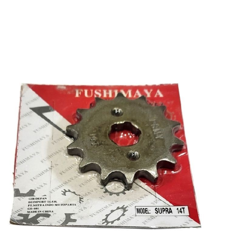 Gear Gir Depan 14T Honda Supra Grand Astrea Prima Legenda Win 428 14T Ukuran 14 14 T TEBAL GOOD QUAL