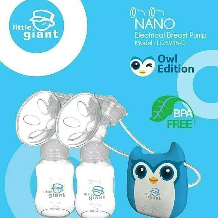 Little Giant LG6936-O Nano Electric Breast Pump Owl / Pompa Asi Elektrik Double