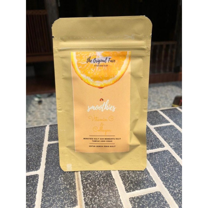 Masker SMOOTHIES Vitamin C &amp; Collagen The Original Face