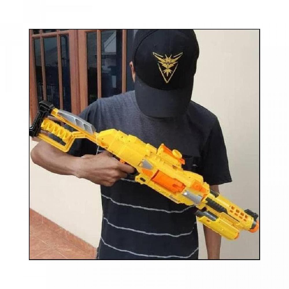 Mainan Nerf Pistol Tembakan Xgun - Mainan Pistol Senapan Semi Otomatis