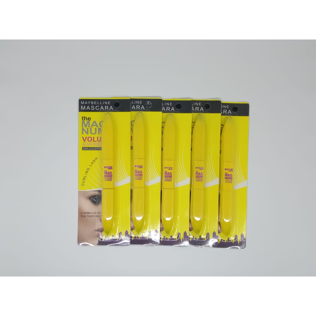 Eyeliner &amp; Mascara Maybeline The Magnum Vuolume Express Smudgeproof 2 in 1