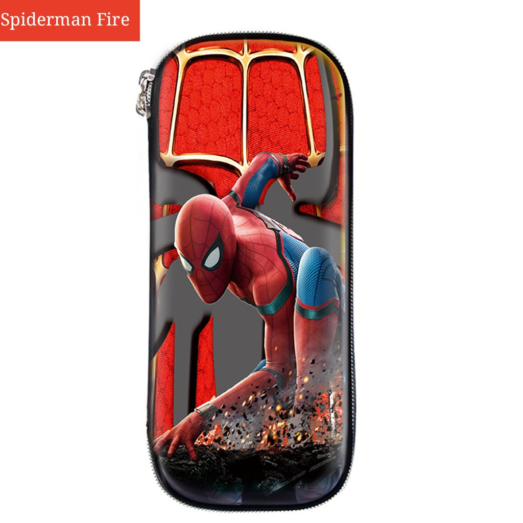 Kotak pensil multi fungsi karakter super hero-Spaiderman Api