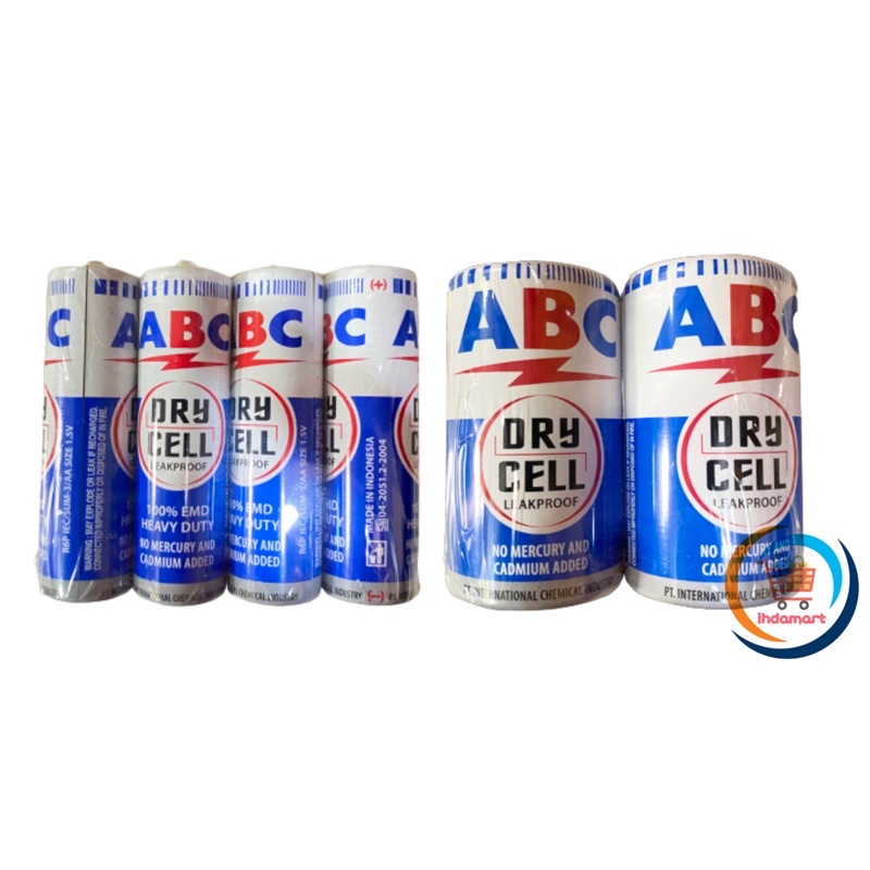 Baterai ABC A2 / AA / R20 / Kotak 9 V