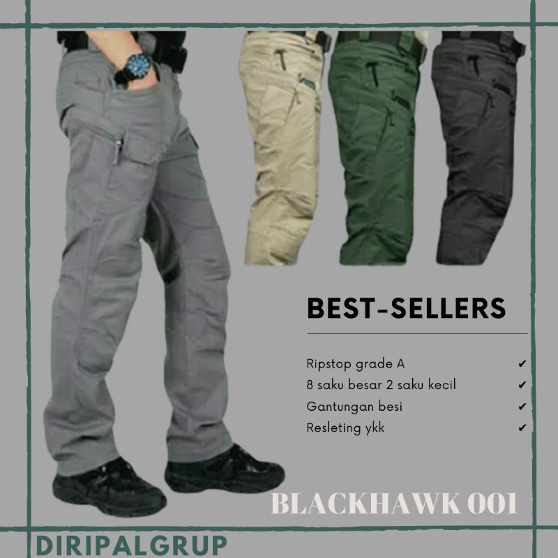  CELANA  TACTICAL BLACKHAWK  PANJANG Shopee  Indonesia