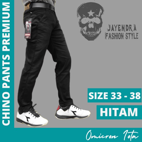 Celana Chino Panjang Slimfit Premium By Jayendra | Fashion Pria Casual Formal dan Santai Big Size 33