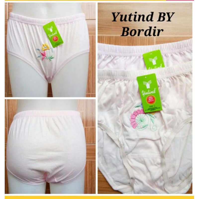 Celana dalam Yutind bordir bunga