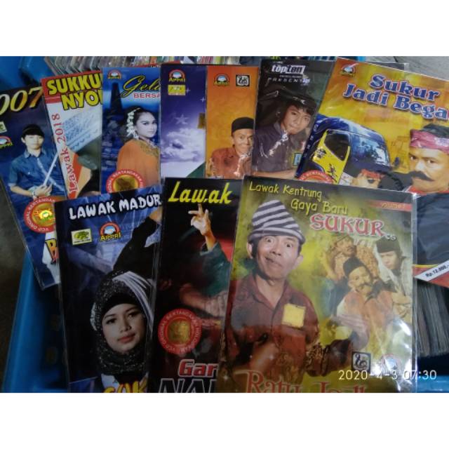 KASET VCD ORIGINAL LAWAK MADURA SUKUR DAN YUDHA/ LAWAK KARYA BUDAYA MADURA/ DAFABISNIS