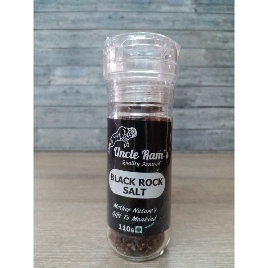 

Uncle Rams Himalayan Black Rock Salt Garam Hitam Kala Namak Btl Grinder Plus Bubble Wrap