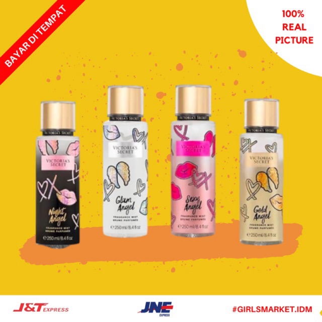[COD] BODY MIST  PARFUM BADAN VICTORIA'S SECRET WANITA ANGEL SERIES TERBARU |GOLD |SEXY |GLAM |NIGHT