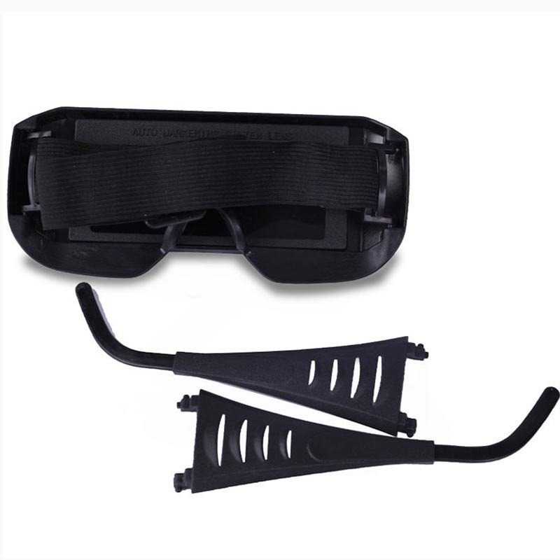 Kacamata Las Otomatis Auto Darkening Soldering Googles / Kacamata Las Bor Listrik Otomatis Gelap Terang Hitam Bening Anti Uv Radiasi Silau Auto Dark Darkening Kdk Digital Dual Glass Gaya Safety Keren Buka Tutup Pria Bagus / Kacamata Pelindung Las Listrik