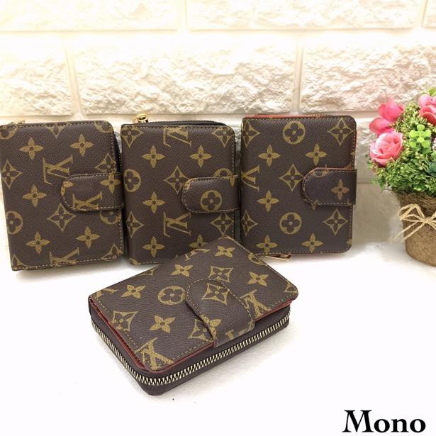 Terbaruϟday Dompet lv koin wanita dompet kecil serbaguna dompet Tumpuk