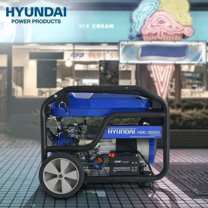 Genset Generator 3000Watt Hyundai HDG3800X terlaris