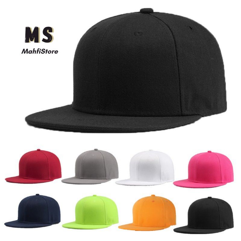 COD Topi snapback polos distro bahan rafel berkualitas topi HIP HOP POLOS