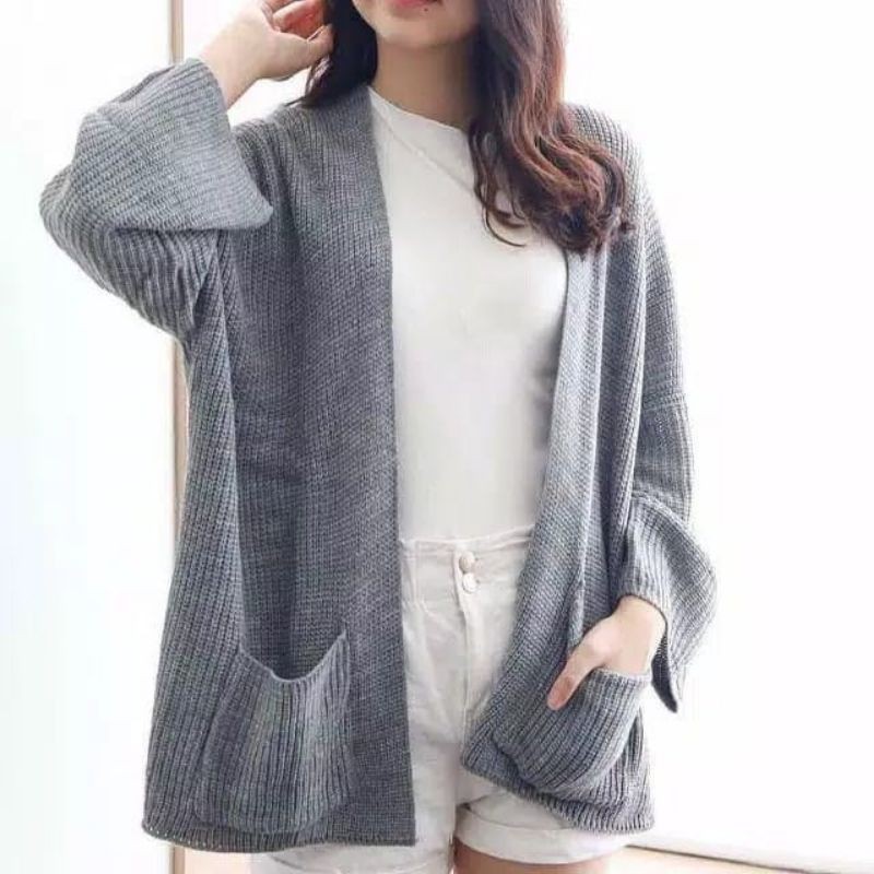 OVERSIZE LAVELLA Cardigan Rajut Tebal PREMIUM/Outer Cardi Rajut Wanita STORE09 MURAH