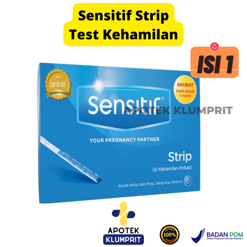 SENSITIF STRIP/ SENSITIF TEST PACK  / SENSITIVE / DIGITAL / ALAT TEST KEHAMILAN / TEST PACK / PREGNA
