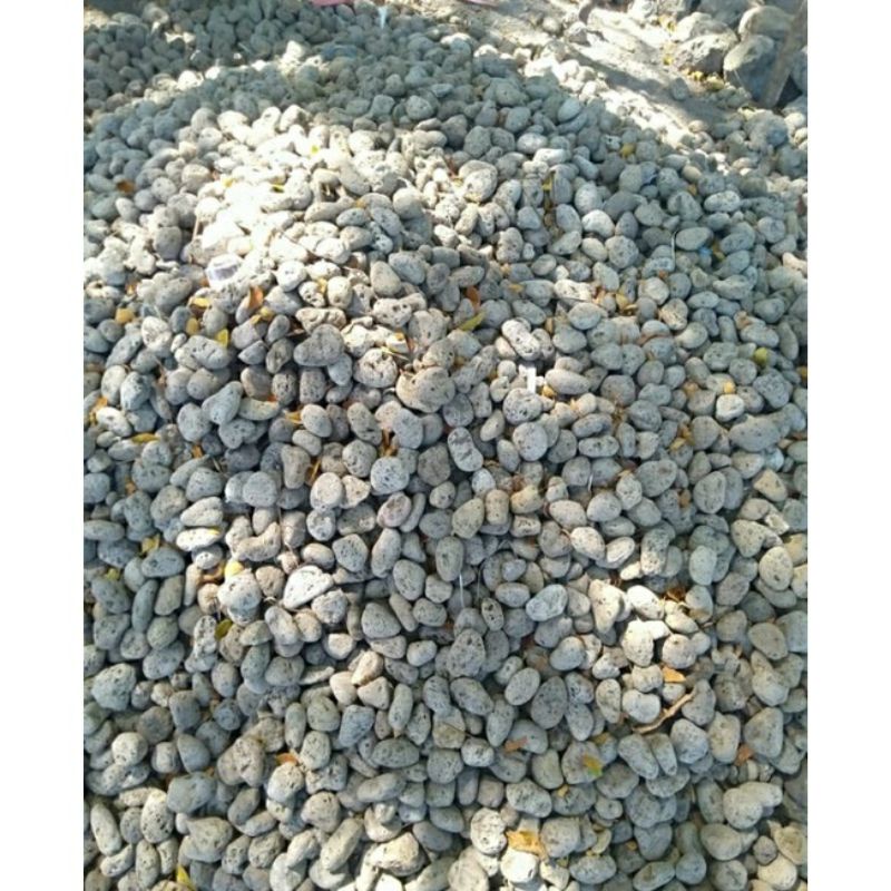 batu apung pumice media filter 500g ukuran 3-5cm