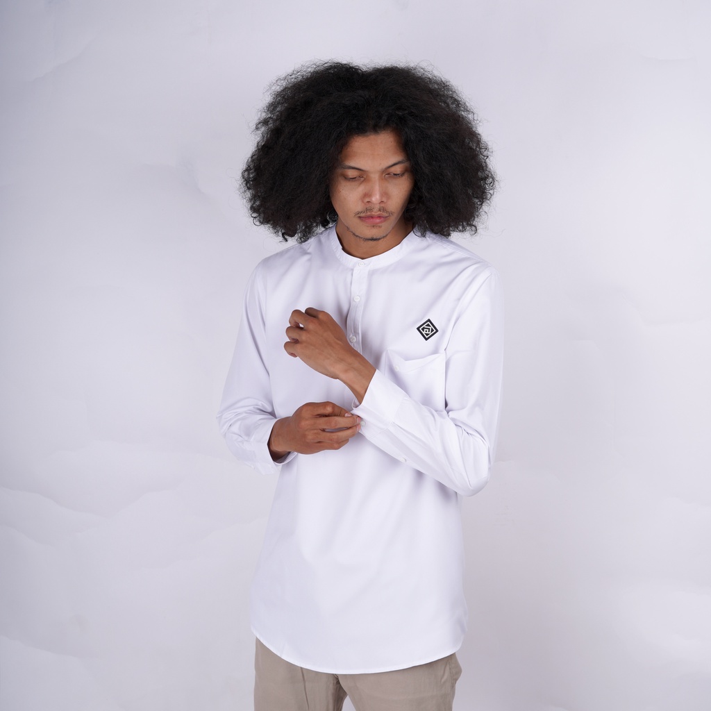 Hisyam Kemeja  Koko Pria  Lengan Panjang Ajmal