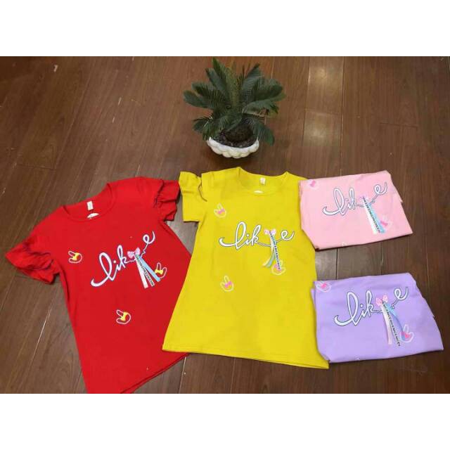 KAOS BLOUSE ATASAN ANAK IMPORT PEREMPUAN CEWEK  6-10 thn