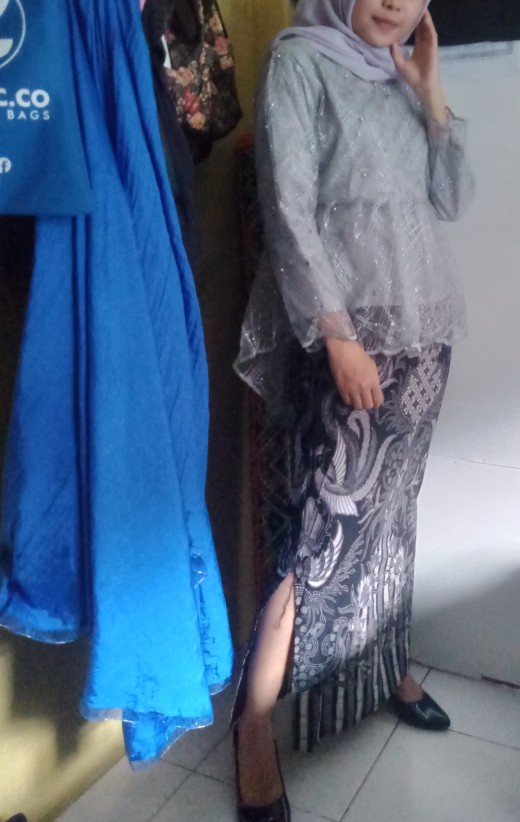 Baju Cople Annabel Pinguin Original Seno Estu - Baju Batik Cople -batik Cople Brukat Tille Mutiara