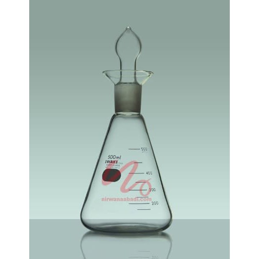 Iodine Flask 500ml IWAKI | Labu Iodine 5400FK500