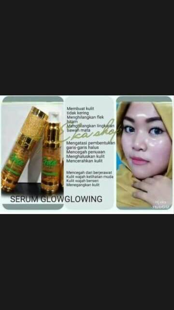 Serum Gold Glow Glowing Original Malaysia Shopee Indonesia