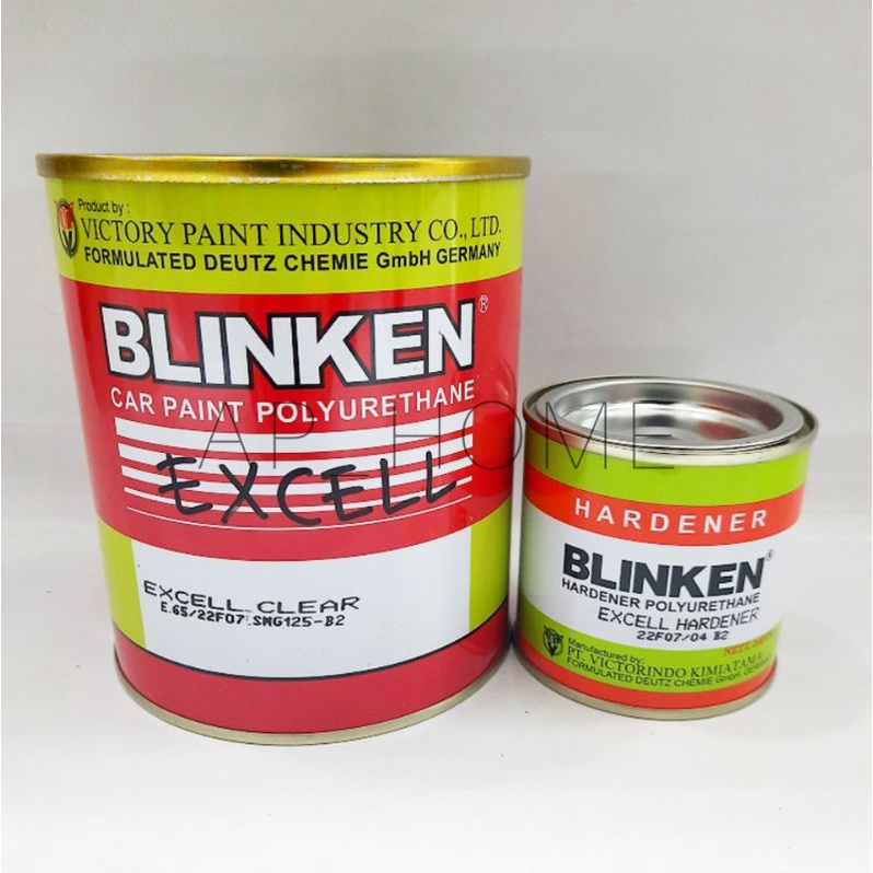 Blinken Excell 1 Liter / Clear Gloss untuk Kendaraan Motor Mobil dan Sepeda