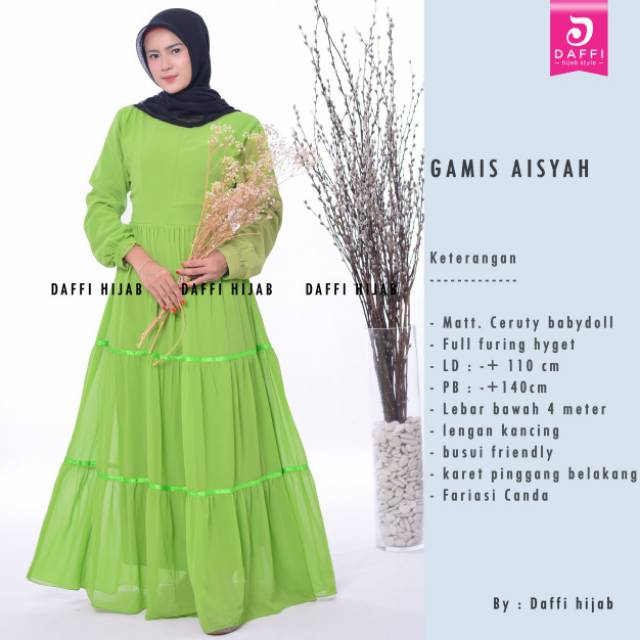 Gamis Aisyah by Daffi Hijab Style