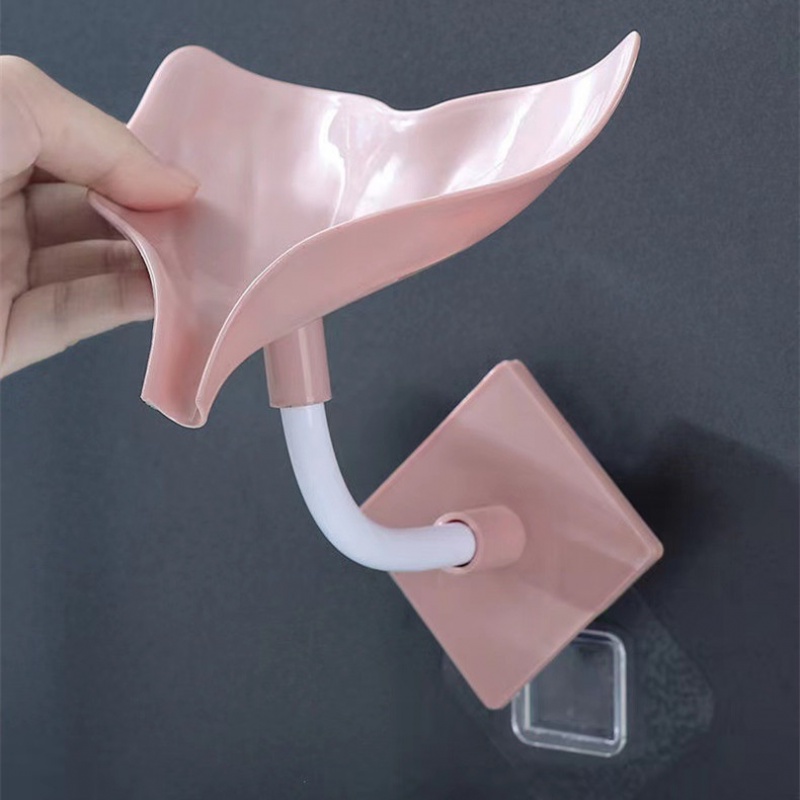 Whale Rak Holder Sabun / Spons Bentuk Ekor Ikan Paus Adjustable Hemat Tempat Untuk Kamar Mandi