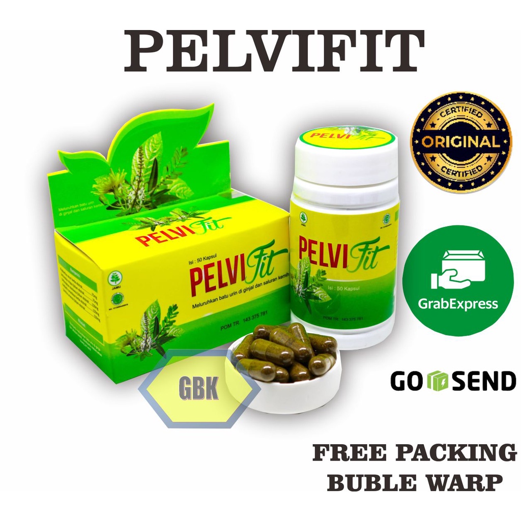 PELVIFIT Obat Herbal Batu Ginjal Batu Empedu Peluruh Batu Ginjal Melancarkan BAK - Naturafit BPOM