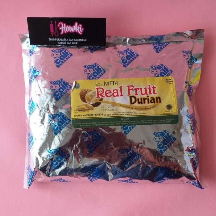 

lepata real fruit durian kemasan 1kg