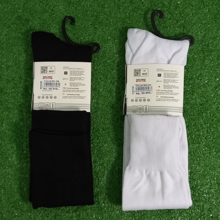 KAOS KAKI FUTSAL AVO / KAOS KAKI SEPAK BOLA AVO POLOS NYLON