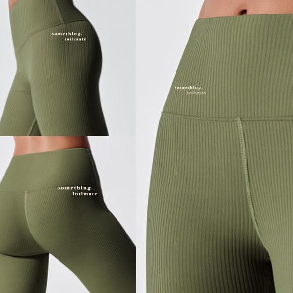 Forever 21 Active High Rise Ribbed Biker Shorts / F21 Short Legging Pendek Workout Cycling Pants