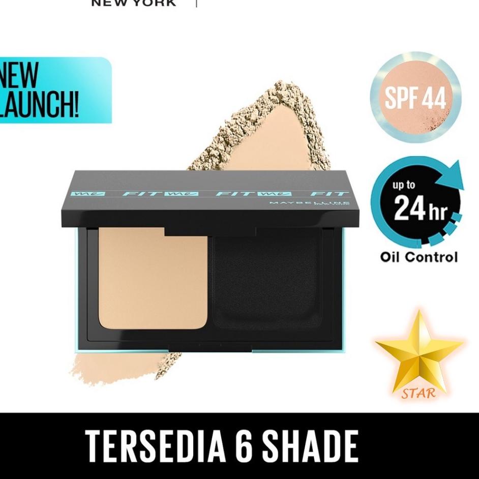 Best ORIGINAL Maybelline Fit Me Matte and Poreless 24HR Oil Control Powder Foundation Two Way Cake T